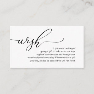 Elegant Romantic, Honeymoon Wish, Money Pengarar Tilläggskort