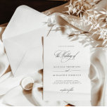 Elegant Romantic Monogram Classy Bröllop Inbjudningar<br><div class="desc">Genom att fånga det klassiska romantik innersta väsen, är denna inbjudan perfektens val för par att söka en nostalgia blandad med modern elegans. Designad för samordning med "Augusta" bröllopsinbjudan. Klicka på Information om du vill ändra informationen. Om du vill flytta texten eller ändra storlek, teckensnitt eller färg klickar du på...</div>