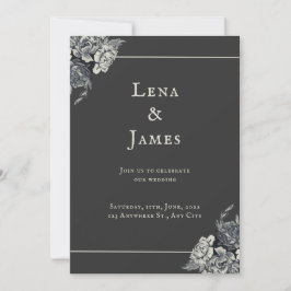 Elegant & Romantic Rosy Inbjudningar