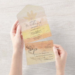 Elegant Romantic WildblommTerracotta