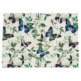 Elegant romantisk blå fjärilar bröllopsdusch