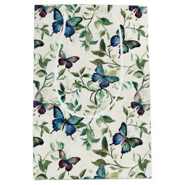 Elegant Romantisk Blå Fjärilar Bröllopsfest