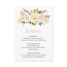 Elegant Romantisk Blommigt Guld  Rosa Bröllop