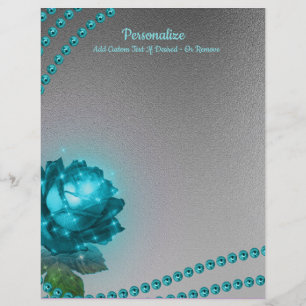 Elegant & Romantisk Crystal Blue Ro Pearls Chic