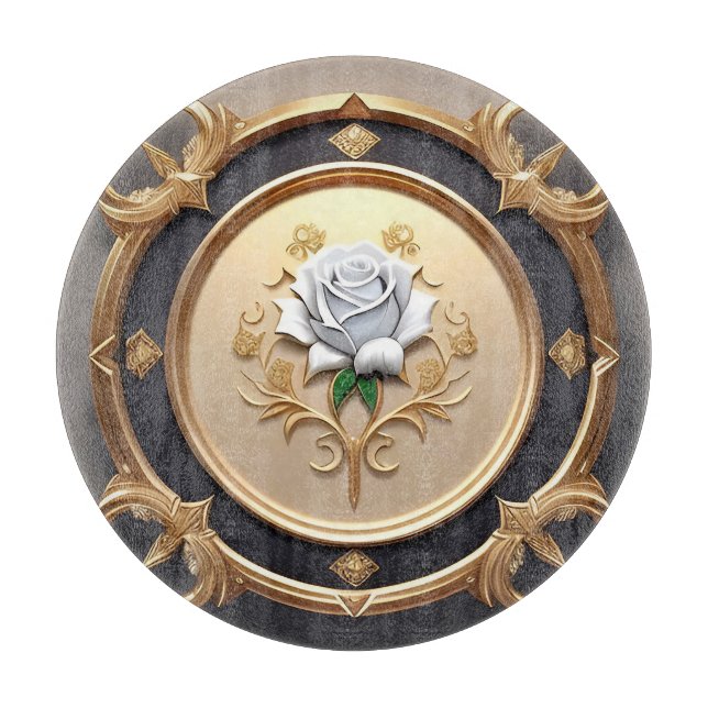 🌸 Elegant Ros Ram Luxuriös Köksstil 🌸 (Framsidan)