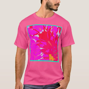 Elegant Rosa Abstrakt Mönster T Shirt