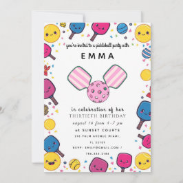 Elegant rosa baby shower-inbjudan inbjudningar