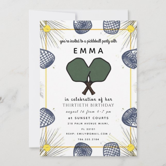 Elegant rosa baby shower-inbjudan inbjudningar (Framsida)
