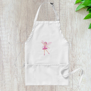 Elegant Rosa Ballerina Fairy for Dance Älskare Förkläde