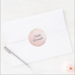 Elegant Rosa Bat mitzvah Personlig - etikett<br><div class="desc">Den här moderna designen har en vattenfärgsdesign i guld och anpassningsbarna. Använda mallformuläret för att lägga till texten. Med de avancerade redigeringsmenyer som du kommer åt genom att välja Design Verktyg kan du ändra typsnitt,  färg och layout.</div>