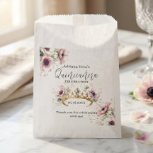 Elegant Rosa Blommig Guld Tiara Quinceañera Presen