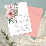 Elegant Rosa Blommigt 20 första Födelsedagsfesten Inbjudningar<br><div class="desc">Elegant Rosa Blommigtar 21:a födelsedagsinbjudan. Ett trendig visar blommigten till inbjudan dina gäster för att fira din 21:a födelsedag, med blommor och löv till det översta lämnat hörnet. Ett skript som anger eleganten för tillfälle och som lätt anpassar resten av texten efter dina egna behov. En samordnande bakgrund för rosan...</div>