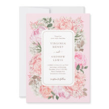 Elegant Rosa Blommigt Bröllop