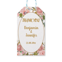 Elegant Rosa Blommigt Greenery Bröllop Tack