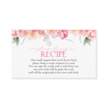 Elegant Rosa Blommigt Grey, ta emot ett recept