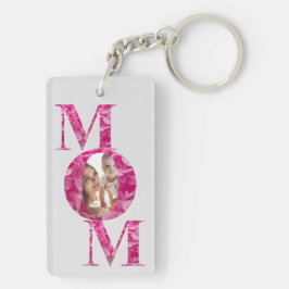 Elegant Rosa Blommigt MAMMA Lettering efter Anpass