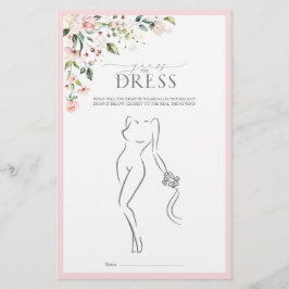 Elegant Rosa Blommigt Möhippa  spel