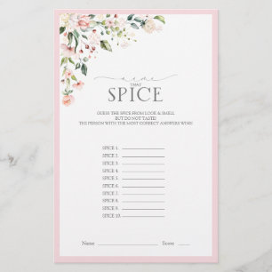 Elegant Rosa Blommigt Möhippa spel