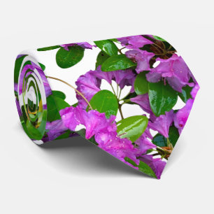 Elegant rosa blommigt rosa azaleas rosa blommor slips