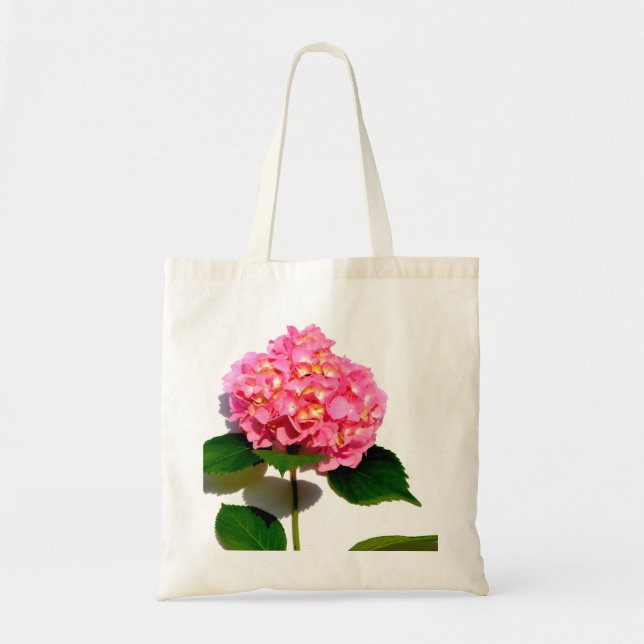 Elegant rosa blommigt rosa Vatten Tygkasse (Framsidan)