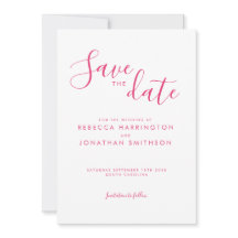 Elegant Rosa Blommigt Vattenfärg Bröllop