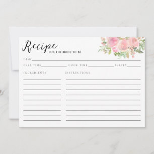 Elegant  Rosa Blommigt VattenfärgsMöhippa