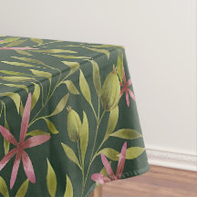 Elegant rosa blommönster på mörk bakgrund