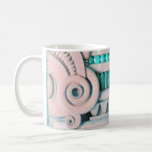 ELEGANT ROSA BLUE ART NOUVEAU,FANTASY MARBLE DECOR KAFFEMUGG