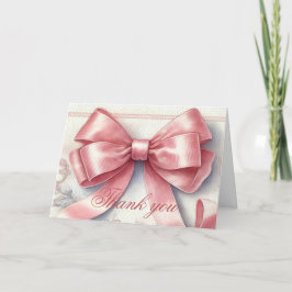 Elegant Rosa Bow Coquette Baby Shower Tack