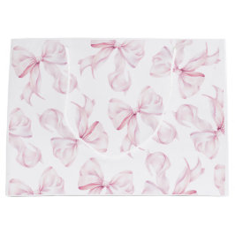 Elegant Rosa Bow Gift Bag