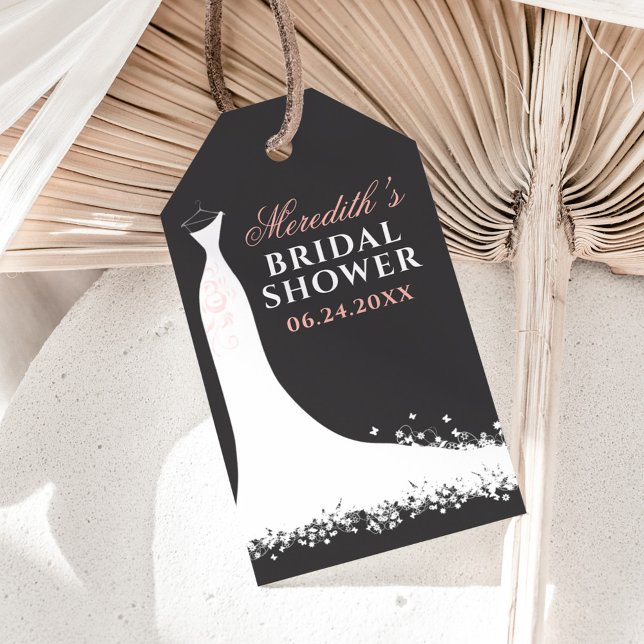 Elegant  Rosa Bröllop Gown Möhippa Presentetikett (Skapare uppladdad)