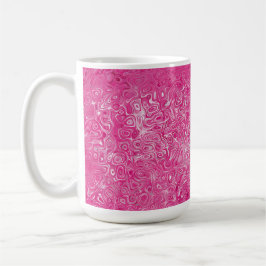 Elegant rosa candy marble struktur abstrakt modern kaffemugg