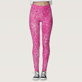 Elegant rosa candy marble struktur abstrakt modern leggings