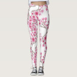 Elegant Rosa Cherry Blommar Blommigt Vattenfärg Leggings<br><div class="desc">Den här eleganten är blommönster och gigantiskt perfekt för sommar- eller vår-säsongen. Den har handmålad rosa, rosa av bär, klarrött och dammigt brun japansk körsbärsblomma, blommor och grenar ovanpå en ren vit bakgrund. Det är söt, modernt, sött, unikt, trendig och originellt. Stilisera med handmålad utskrift av konstnären La Femme, Rachel...</div>