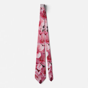 Elegant Rosa Cherry Blommar Flowers Slips