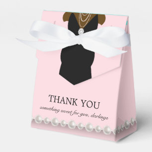 Elegant Rosa Chic Ethnic Tiffany Theme Baby Shower Presentaskar