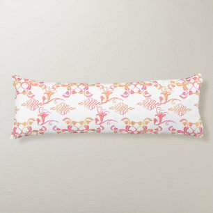 Elegant Rosa Design Body Pillow för Snyggt av pryd Kroppskudde