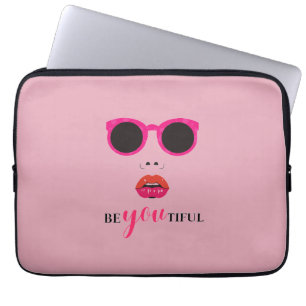 Elegant rosa design med grace laptop fodral