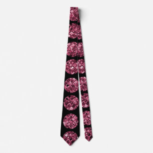 Elegant Rosa Diamond Gem Mönster Slips