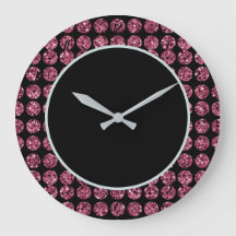 Elegant Rosa Diamonds Glam Gnistra Black Rosa