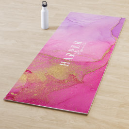 Elegant Rosa eget namn Yoga Mat