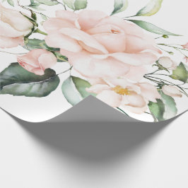 Elegant rosa Eucalyptus Greenery Bröllop Presentpapper