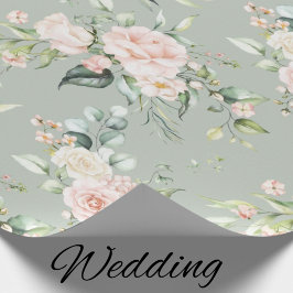 Elegant Rosa Eucalyptus Grönt Presentpapper