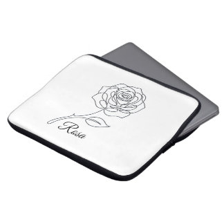 Elegant Rosa Finlins Konst Fodral för Bärbar Dator