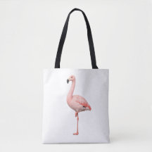 Elegant Rosa Flamingo Tropisk Sommar Totebag
