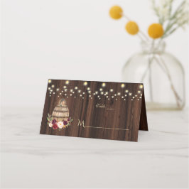 Elegant Rosa  Flowers Guld Ram Bordsnummer Placeringskort