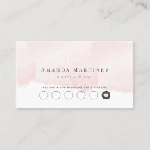 Elegant Rosa - förmånskort för vattenfärgsfärg