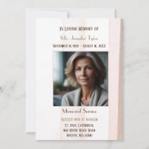 Elegant Rosa Funeral Memorial Ceremony