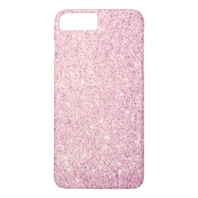 Elegant Rosa Glitter Lyx Case-Mate iPhone Skal (Baksida)