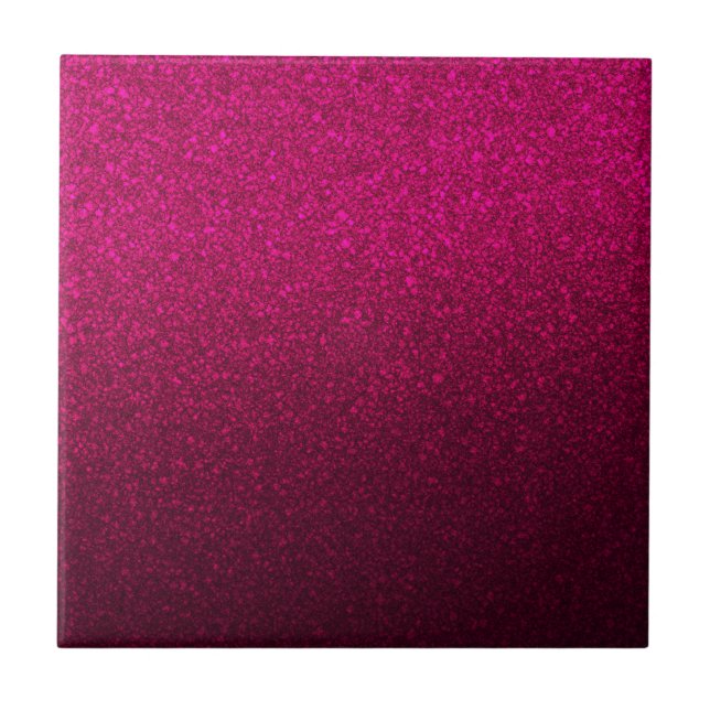 Elegant Rosa Glitter Mönster Kakelplatta (Framsidan)